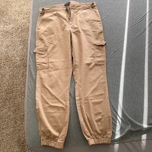 khaki joggers